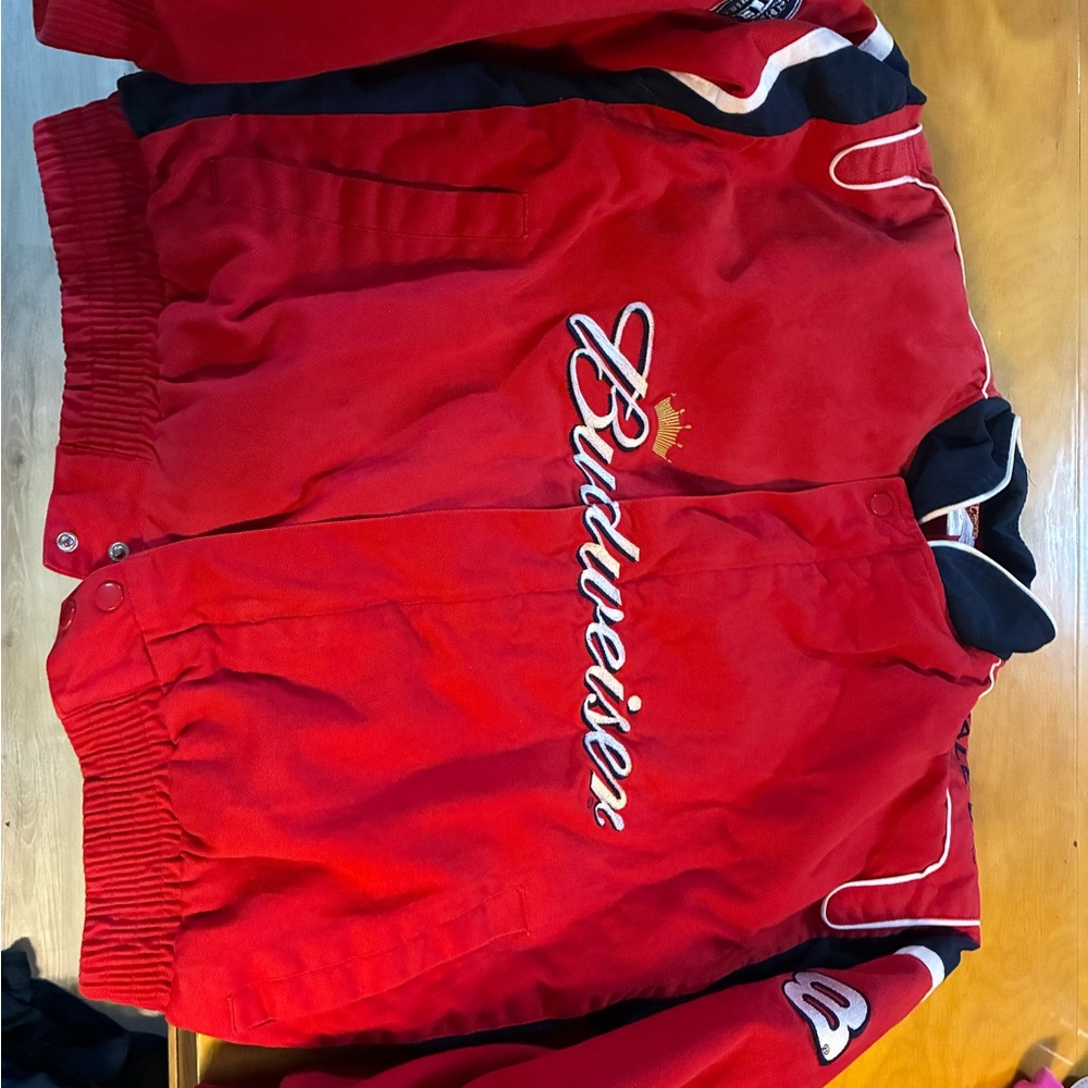 Red Budweiser Jacket size medium